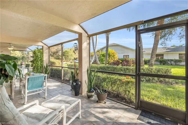 Screened-in Lanai has shades, access from Living Rm and each bedroon, with plenty of natural light
