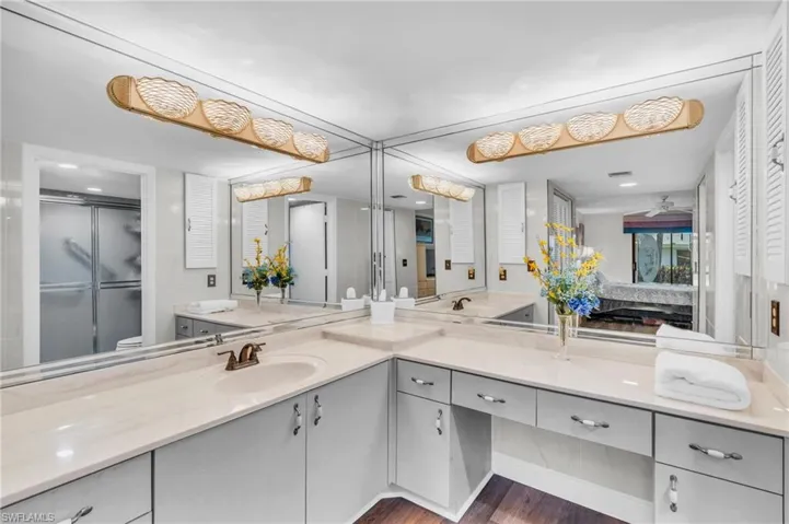 Bathroom featuring a double vanity