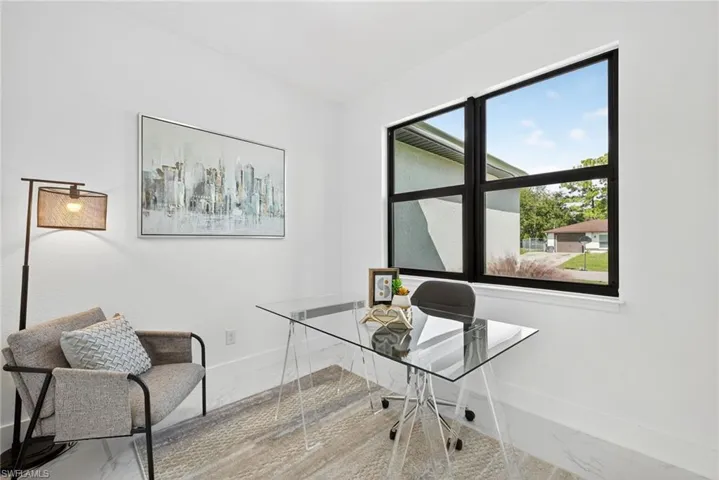 Office featuring baseboards