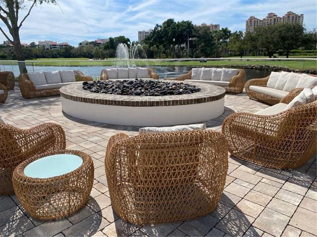 Seating area at Golf course