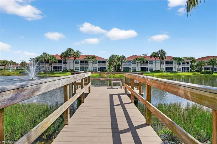 Dock featuring a water view