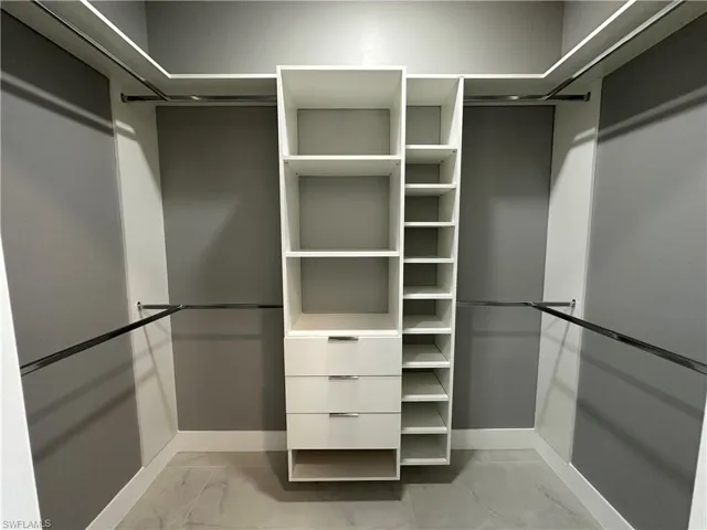 View of spacious closet