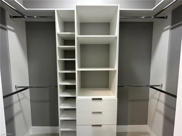 View of spacious closet