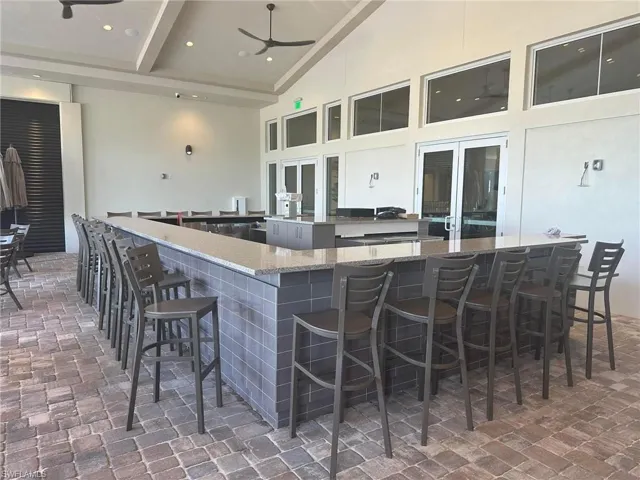 View of patio / terrace with ceiling fan