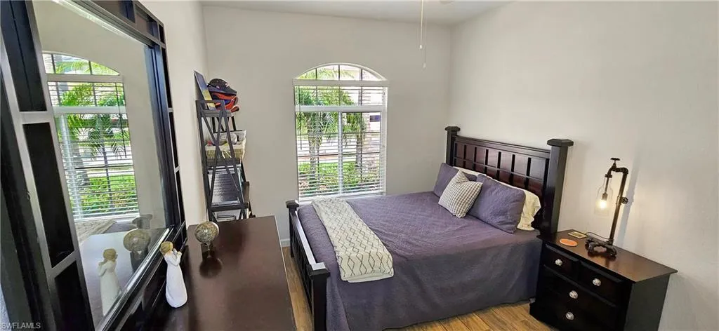 Bedroom featuring light wood-style flooring