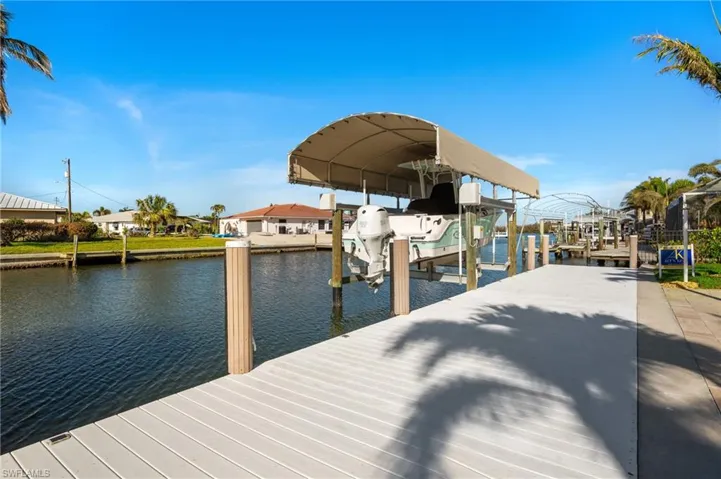 View of dock - virtually enhanced image
