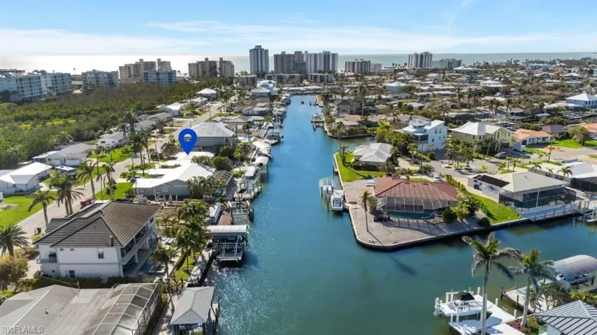 Bird's eye view with a view of city and a water view - VIRTUALLY ENHANCED