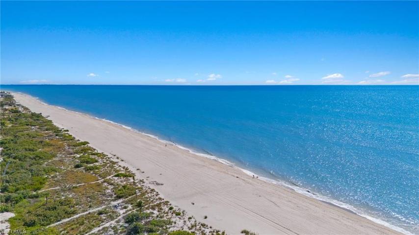 Miles of Shell Laden Beach
