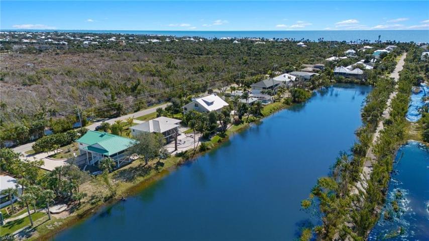 Aerial Sanibel River Front