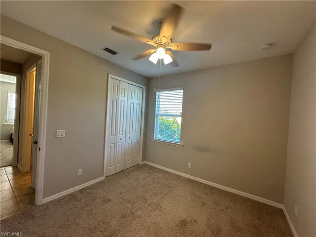 Bedroom #3 featuring large closet