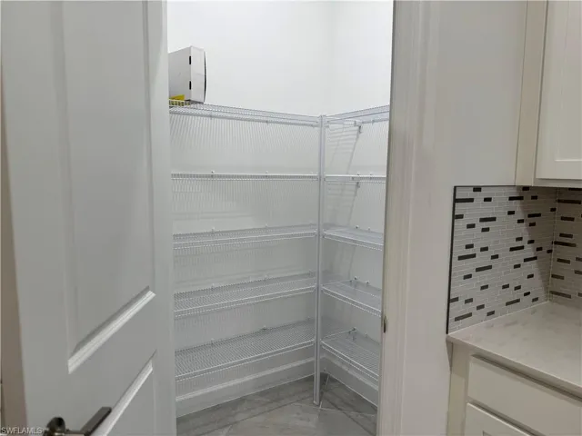 View of storage area