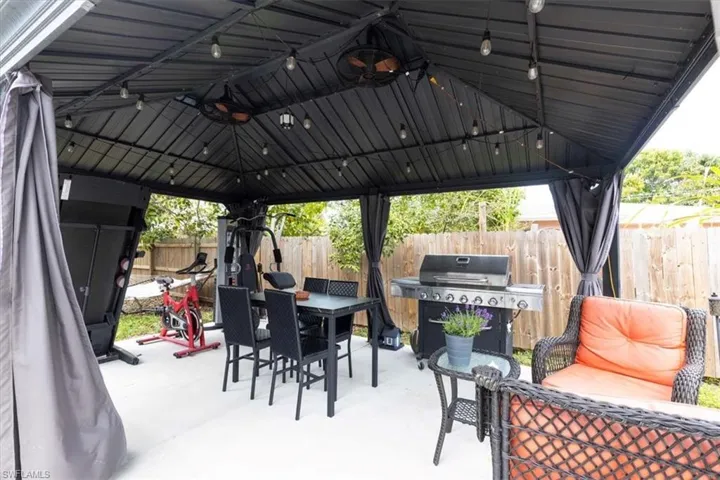 3825 Rose Ave - Separate gazebo for additional outdoor entertainment View 1