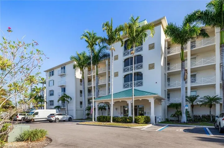 View of Building 3 wit ample guest parking, secured entry doors and elevator.
