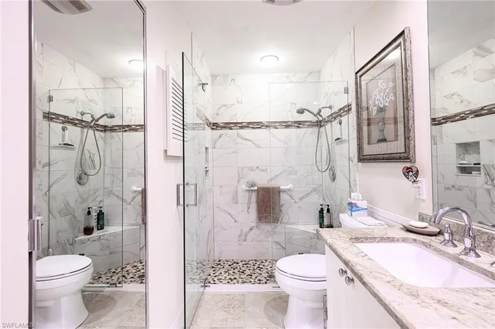 RECENT NEW DESIGNER MASTER BATH WALK-IN SHOWER