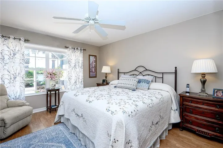 Master Bedroom with walk-in closet