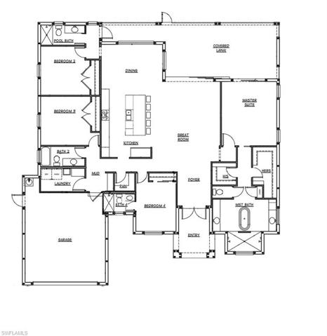 Floor Plan 4 bedrooms