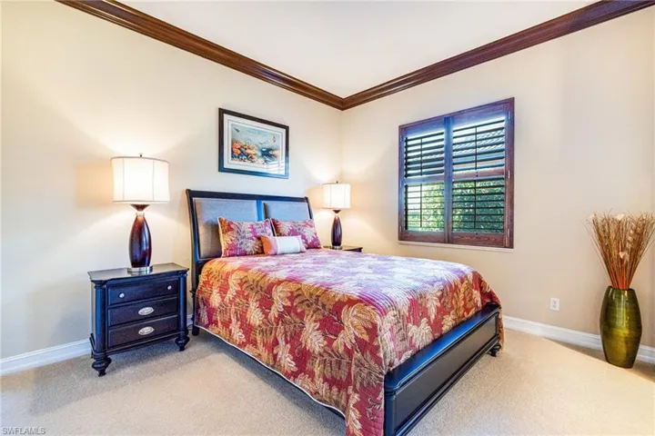 Guest bedroom suite with separate den