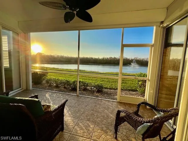 Screened Lanai with Electric Hurricane Shutters & Non-skid tile flooor