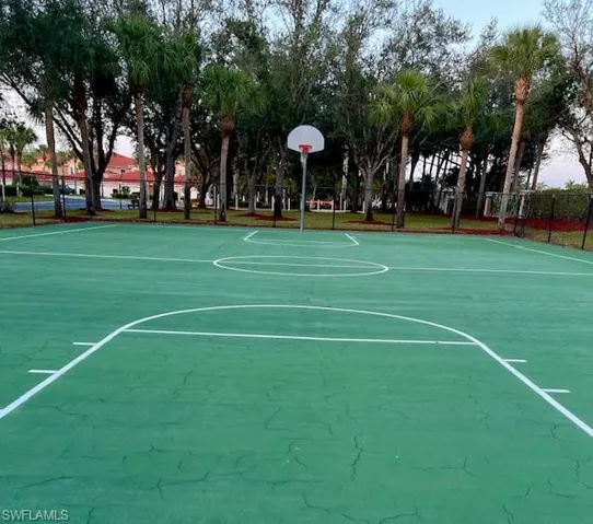 Community basketball court
