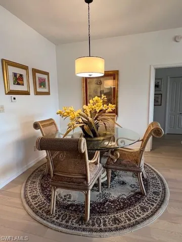 Dining Area with Engineered Hardwood Floor
