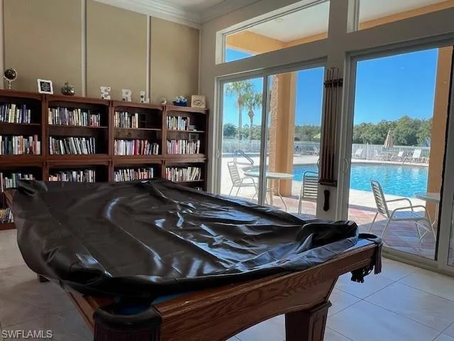 Community Clubhouse with Pool table & Library