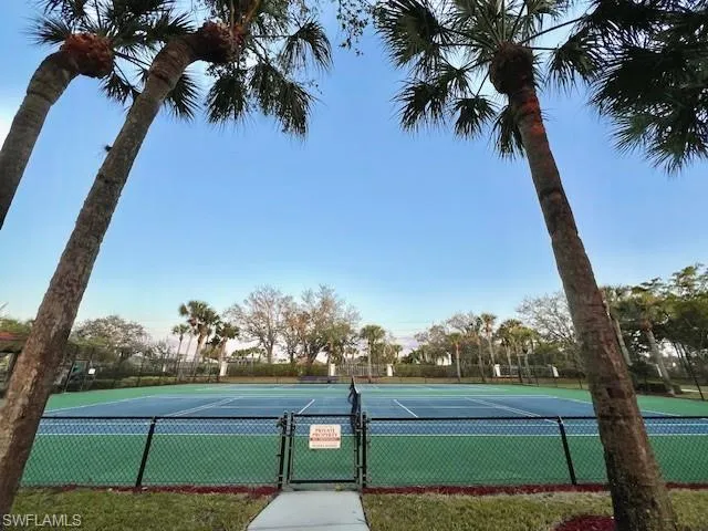 Community tennis courts