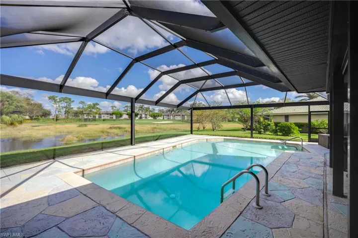 Unobstructed views from the pool to enjoy