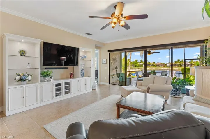 Lake view can be seen from living room