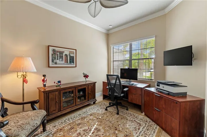 Den can be used as a guest bedroom as well
