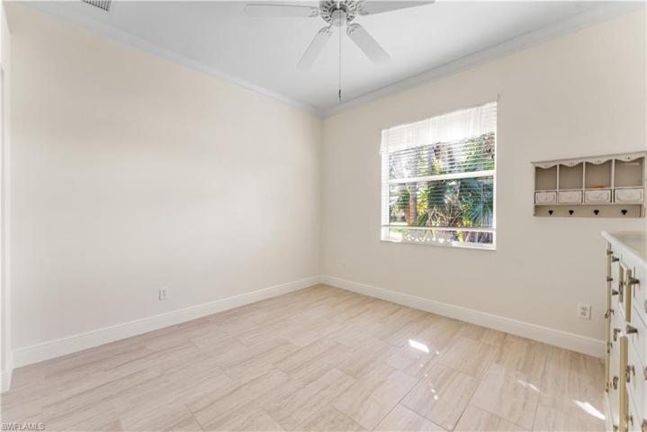 Nicely sized 3rd bedroom.