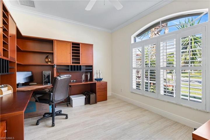 The possibilities are endless for this office/den space.