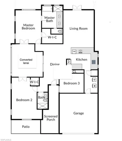 View of floor plan / room layout