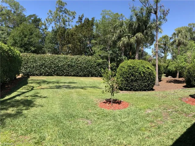 Private, oversized rear yard.