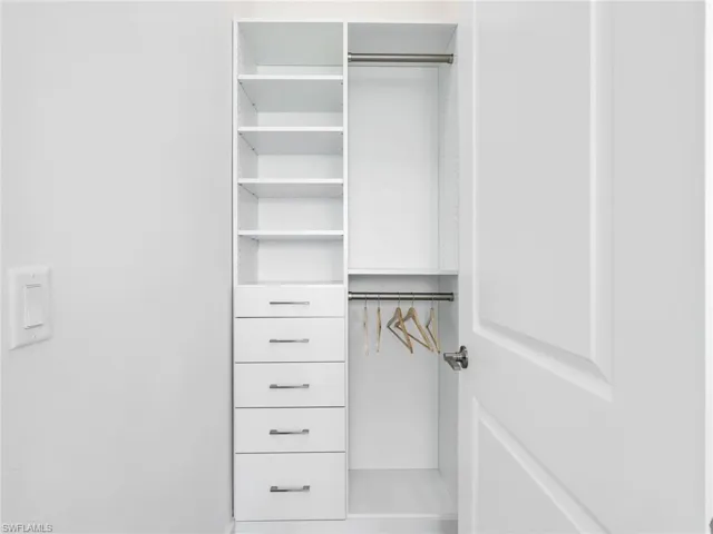 View of closet