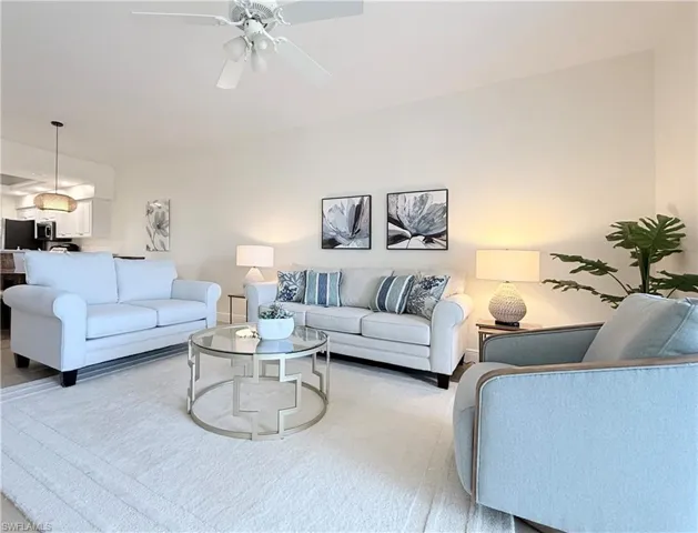 Living room with new furniture