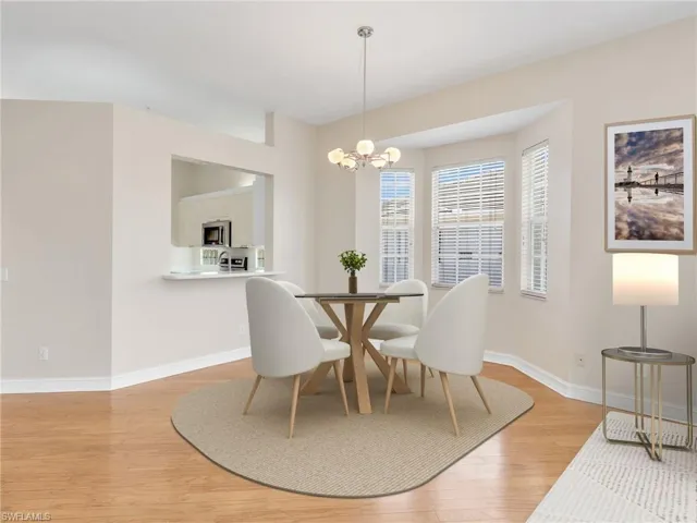 Virtually Staged Dining Area