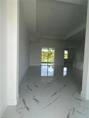 View of tiled empty room