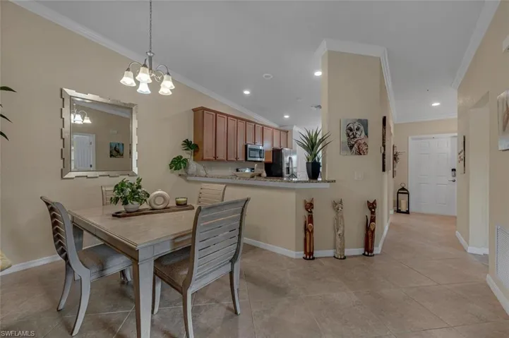 Vaulted ceilings and an open split floor offer spacious airy living
