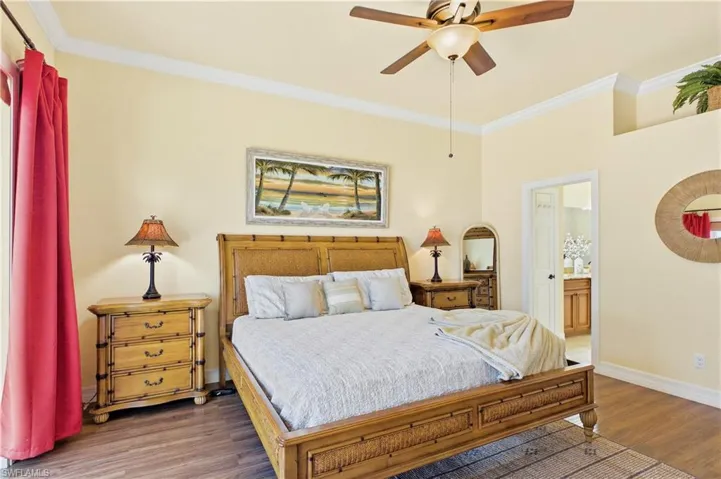 HIGH CEILINGS, wood plank flooring