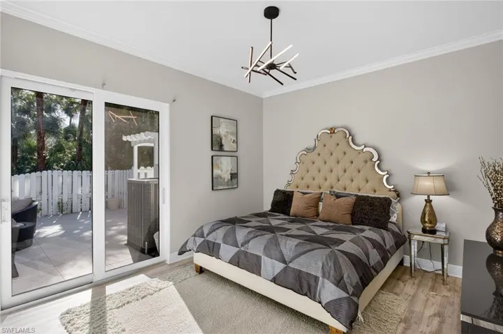 Bedroom #4, also with sliders out to the side lanai.