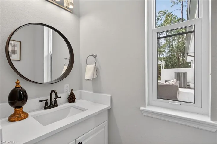 1/2 bath located near bedroom #5.
