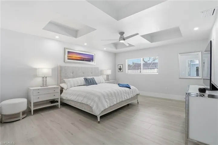 flooded with natural light