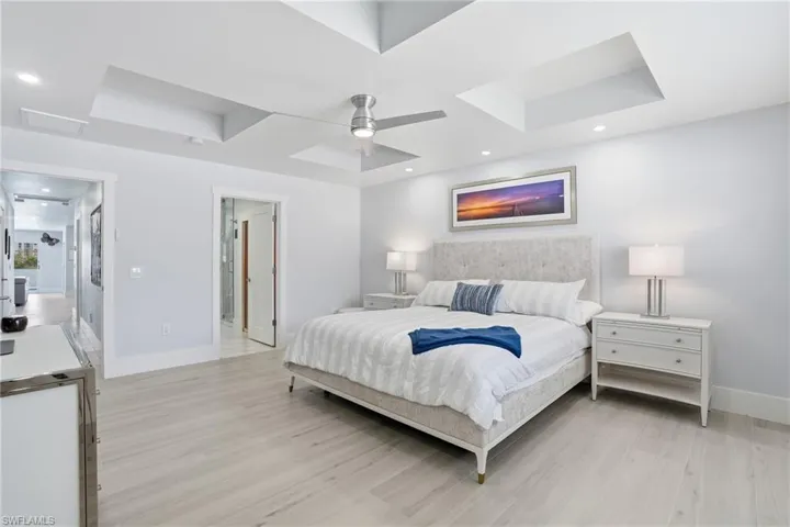 tray ceilings in primary suite