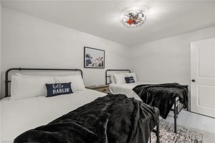Bedroom featuring wood finished floors