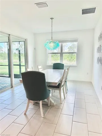 View of dining room