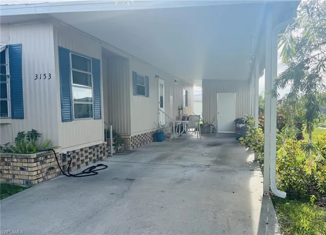 View of exterior entry