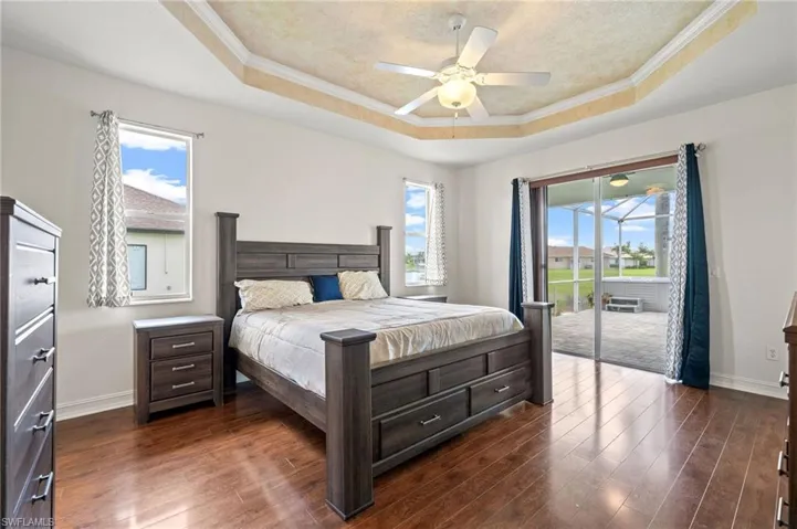 Master Suite with patio access