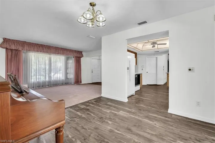Living/dining rooms