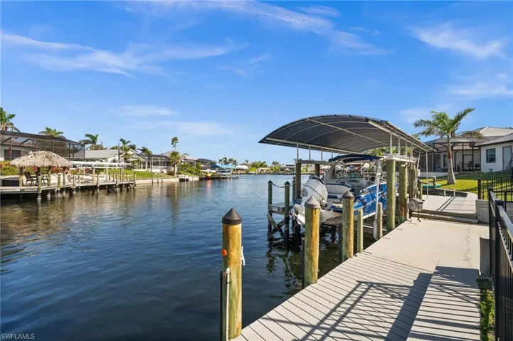 Dock and boat lift