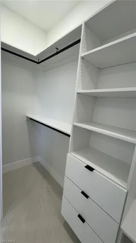 View of spacious closet